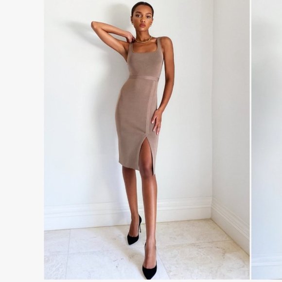 BNWT Babaton Cambria Bandage Dress (M) - Picture 6 of 7